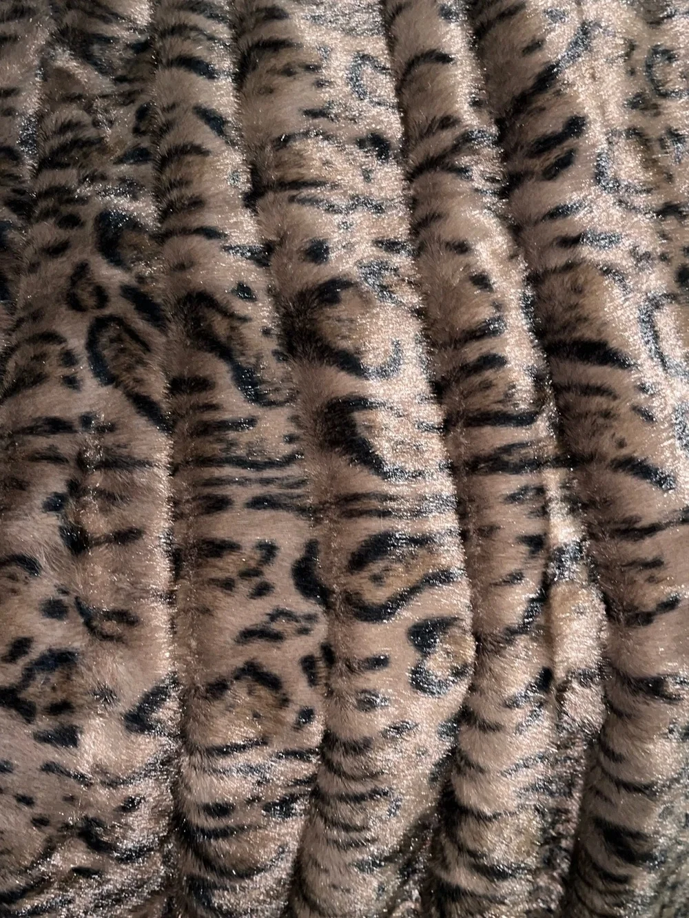 1-NWT Jason Wu Cheetah/Leopard Design luxury Faux Fur Throw Blanket 50”x 70”